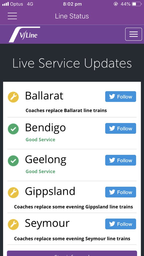 AmandaCBowe's tweet photo. I think not.... @vline_geelong. Parked for about 20 minutes so far...... https://t.co/TnH6NHzsXu