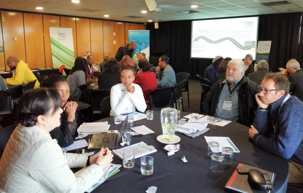 ICLEIAfrica's tweet photo. We're co-developing pathways to #netzerobuildings by 2050 with public and private sector partners through the #BuildingEfficiencyAccelerator (#BEA) partnership at @SustainWeekSA #SW19, working with @GBCSA @IFC_org @c40cities @WRIEnergy @WRIRossCities https://t.co/57fotDIyQt