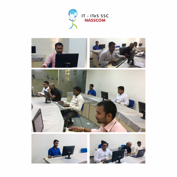 sscnasscom's tweet photo. Employees of SoftAgeIndia Information Technology Limited undertaking assessments for #RPL Best in Class Employers #Assessment on #CRM Domestic Non Voice #QualificationPack .@NSDCINDIA helping India upskill.
#SSCNASSCOM #Upskill https://t.co/w6WglYZnce