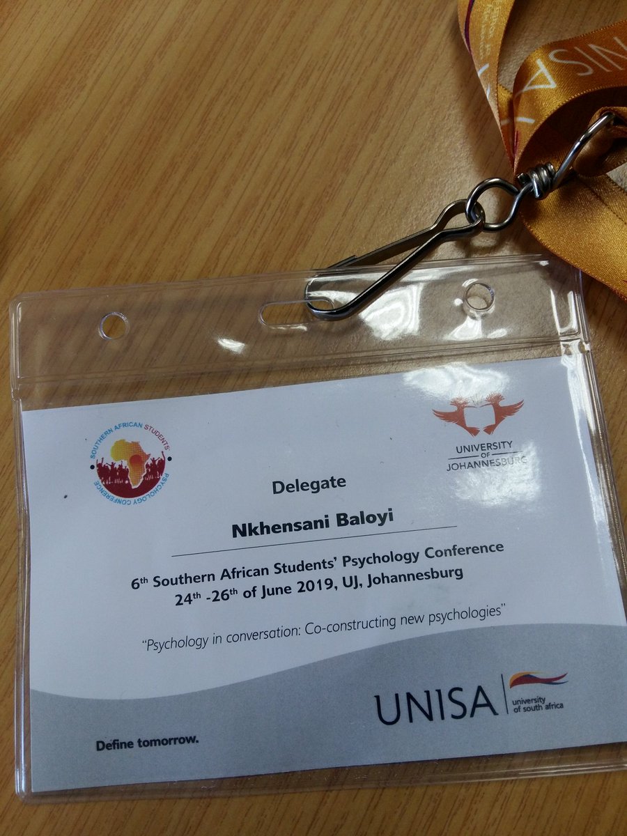 Nkhens_Baloyi's tweet photo. Glad to have been a Presenter at the 6th Southern African Students Psychology Conference hosted at the University of Johannesburg 

Bilingualism or Multiliteracy in our South African public schools are imperative to enriched inclusive quality education 
#DBE_SA https://t.co/AVtTBQXGSz