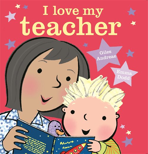 I Love My Teacher is a sweet simple story following a typical school day, from morning  hello's to hometime. Perfect for sharing with your little one so they know just what to expect when they start school. Or as an end of term gift for a special teacher! <a href="/worldofhappy/">Giles Andreae</a> <a href="/emmadodd2/">emma dodd</a>