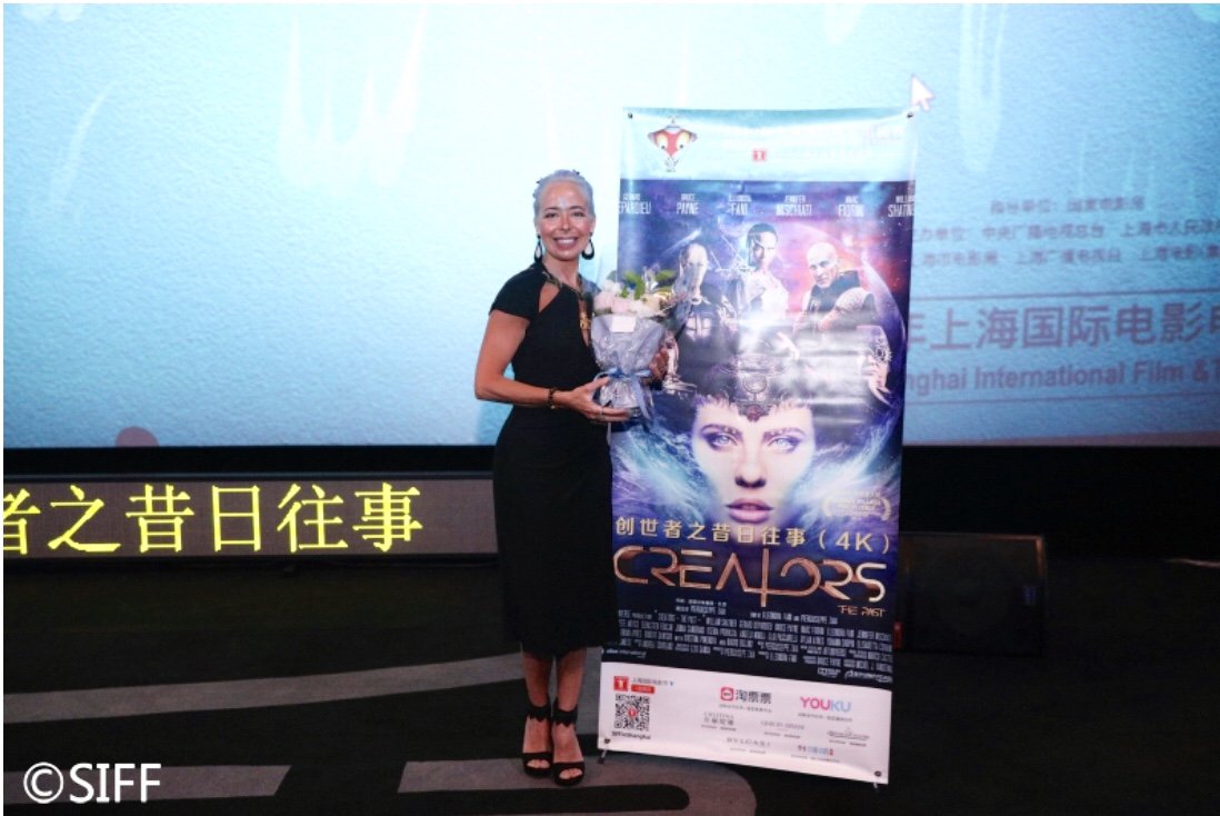 “Creators: The Past “presented by Eleonora Fani at the International Film Festival of Shanghai 2019👍🏻👏🏻🍾#movielovers #siff #siff2019 #gerarddepardieu #williamshatner #comingsoon #scifi #scifimovies #creatorsthepast #movieoftheyear #movieoftheday #bestmovie #cina #shanghai
