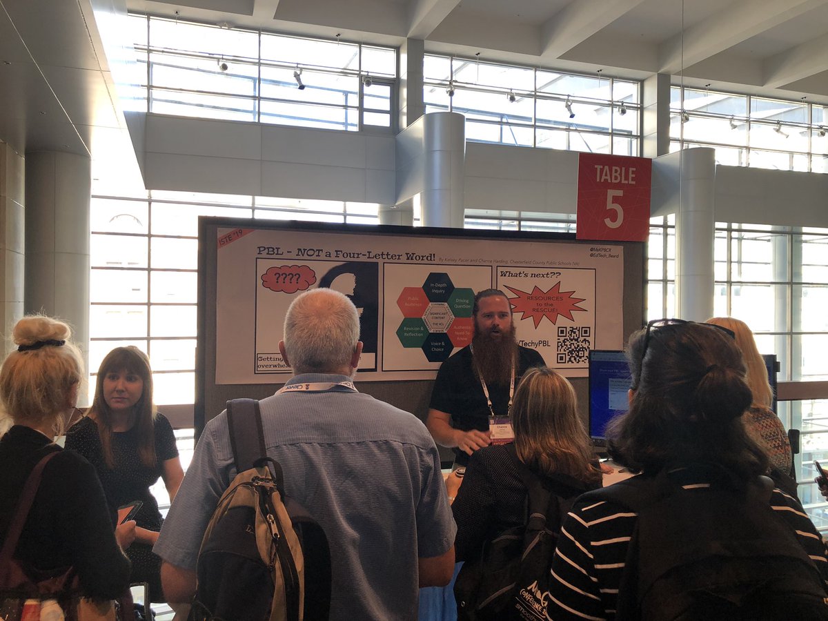 Matt Caratachea, Ph.D. (@techwithmatt) on Twitter photo #PBL - not a 4 letter word! @MsKP8CR and <a href="/EdTech_Beard/">Chance Harding</a> crushing it and reppinā <a href="/EdTechCCPS/">edTechCCPS</a> at @iste #ISTE19 #PBL - not a 4 letter word! @MsKP8CR and <a href="/EdTech_Beard/">Chance Harding</a> crushing it and reppinā <a href="/EdTechCCPS/">edTechCCPS</a> at @iste #ISTE19