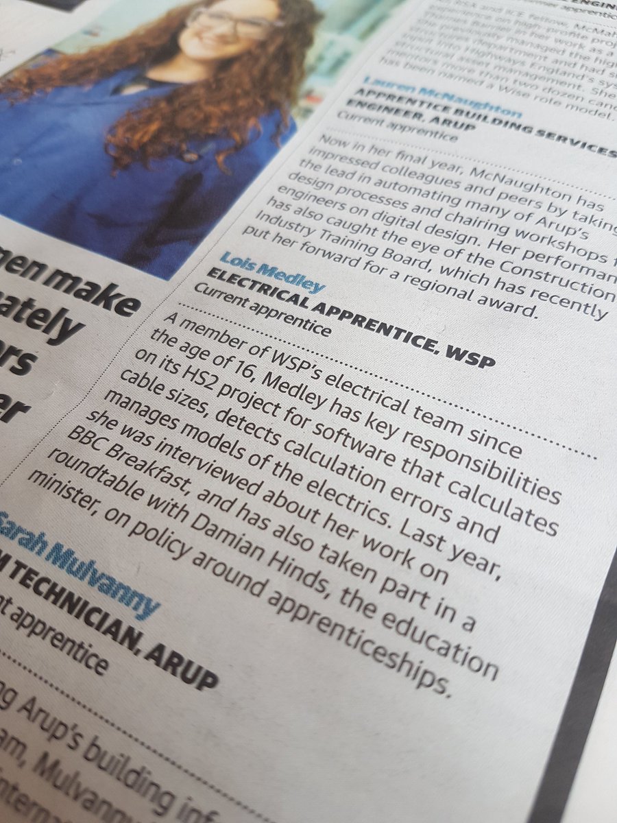 WSP_UKI's tweet photo. We couldn't be more thrilled to see not one, but three of our female engineers feature in today's @guardiannews for the Top 50 Women in Engineering. Congratulations to all the women appearing and showcasing how they're making a difference #WeAreWSP #IWED https://t.co/Pzp5buI0d7