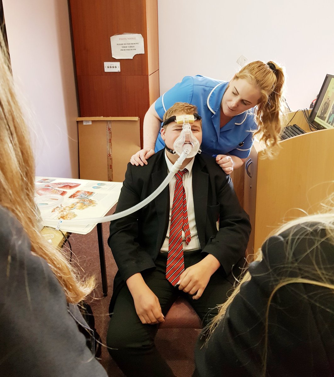 NLEC123's tweet photo. Our students listened to fascinating talks from employees about their career journeys within the NHS and took part in hands on practical tasks including learning CPR. @StBedes_Academy @Frederick_Gough @HuntcliffAcad @AxholmeAcademy @JohnLeggottColl @NorthLindsey @NHSNLaG https://t.co/4VeX9HxgNv