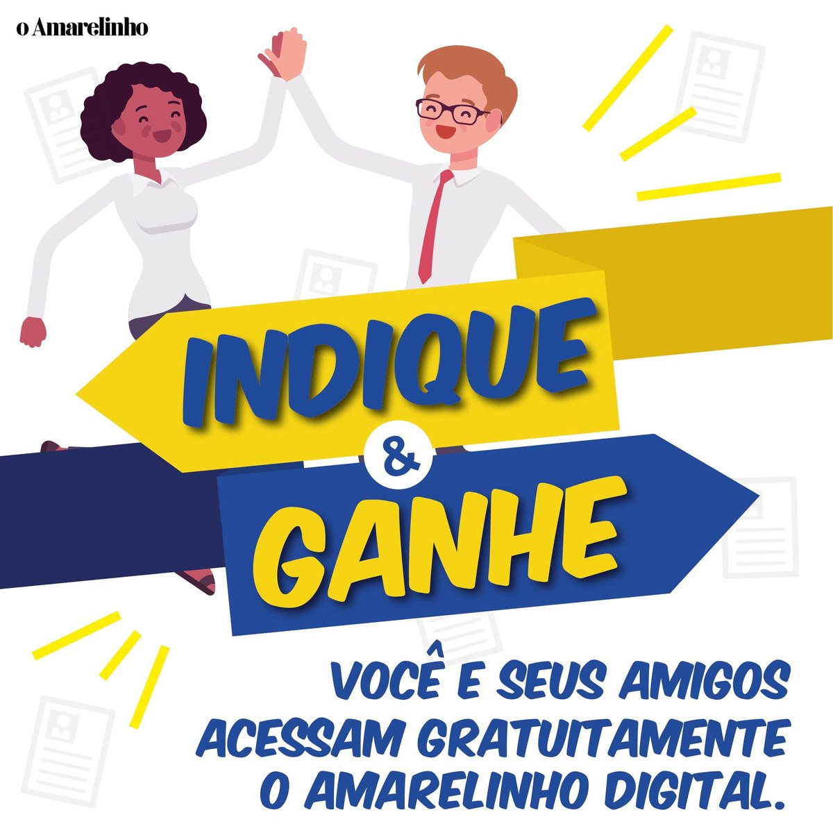OAmarelinho's tweet photo. Indique e ganhe!
Indique aos seus amigos para usarem o Amarelinho Digital. Você e eles acessam gratuitamente vagas de emprego exclusivas. Acesse e pegue já o seu link de indicação!
https://t.co/wBZhfs3H3n https://t.co/iLCnxiTm57 https://t.co/Ewgh5DNjet
