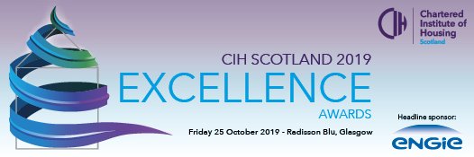 CIHScotland's tweet photo. The CIH Scotland Excellence Awards recognise and celebrate the creativity, passion and innovation of housing organisations and individuals across the sector in Scotland - Nominations are now open!! https://t.co/rMvNHzbFvQ https://t.co/QhjRNqqsq4