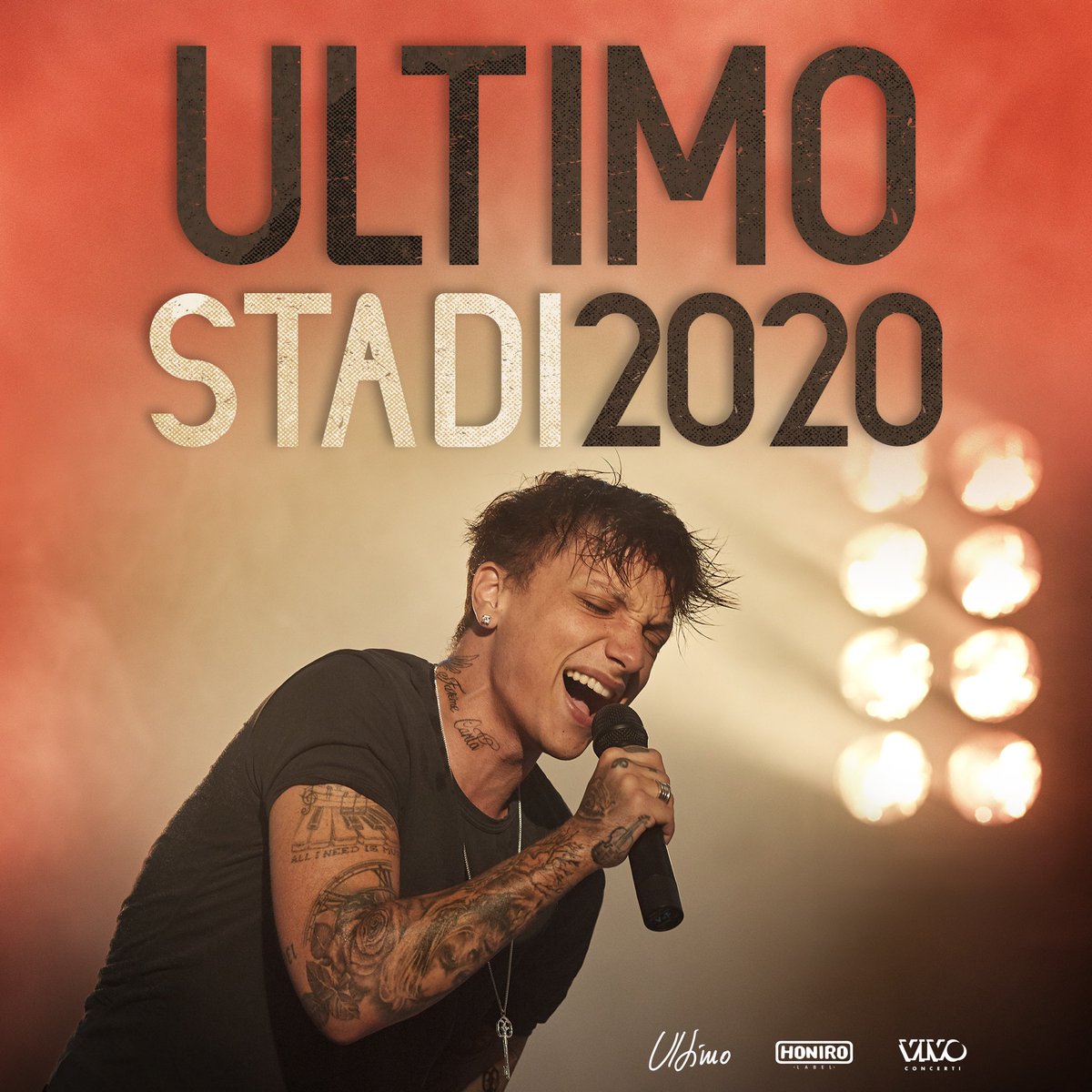 Sono emozionato nel comunicarvi che nel 2020 si terrà il mio primo tour negli stadi italiani. Presto vi dirò tutte le città. Prima però ho una favola ancora da vivere : il 4 Luglio a Roma..passando per lo stadio di Lignano questo Sabato.