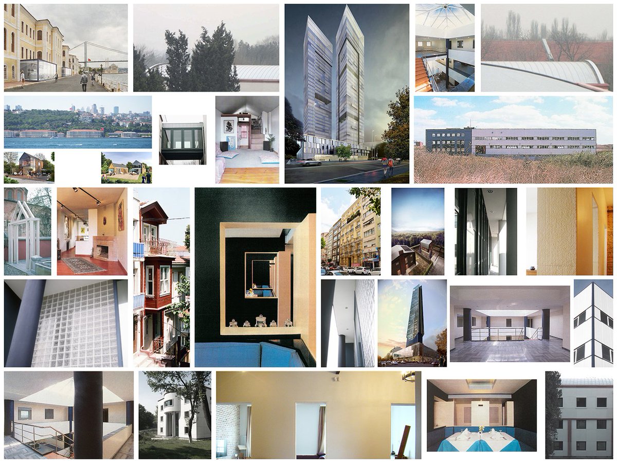 A collage of our projects... 
#splusarchitecture #sartimimarlik #muratsoygenis
