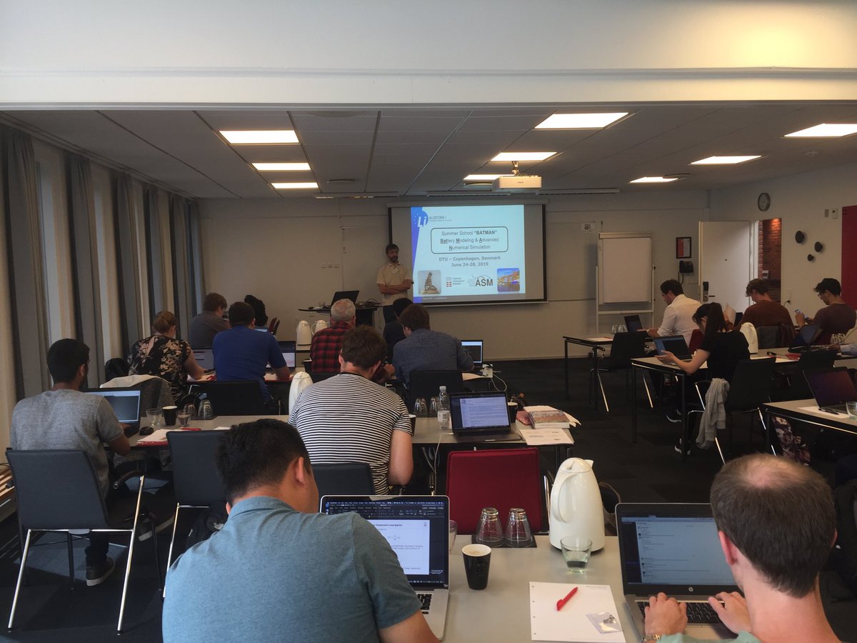 Tejs Vegge (@tvegge) on Twitter photo Prof. Garcia-Lastra kicking off the 2nd BATMAN <a href="/AlistoreE/">ALISTORE ERI</a> Summer school <a href="/DTUEnergy/">DTU Energy</a> <a href="/DTUtweet/">DTU</a>. Exiting lectures by <a href="/Prof_AA_Franco/">Alejandro A. Franco</a> @pdes_dtu <a href="/ivano_castelli/">Ivano Castelli</a> <a href="/piotr_portos/">Piotr Jankowski</a> <a href="/jinhyunchang/">Jin Chang</a> <a href="/bjmorganj/">Benjamin Morgan</a> to come! Prof. Garcia-Lastra kicking off the 2nd BATMAN <a href="/AlistoreE/">ALISTORE ERI</a> Summer school <a href="/DTUEnergy/">DTU Energy</a> <a href="/DTUtweet/">DTU</a>. Exiting lectures by <a href="/Prof_AA_Franco/">Alejandro A. Franco</a> @pdes_dtu <a href="/ivano_castelli/">Ivano Castelli</a> <a href="/piotr_portos/">Piotr Jankowski</a> <a href="/jinhyunchang/">Jin Chang</a> <a href="/bjmorganj/">Benjamin Morgan</a> to come!