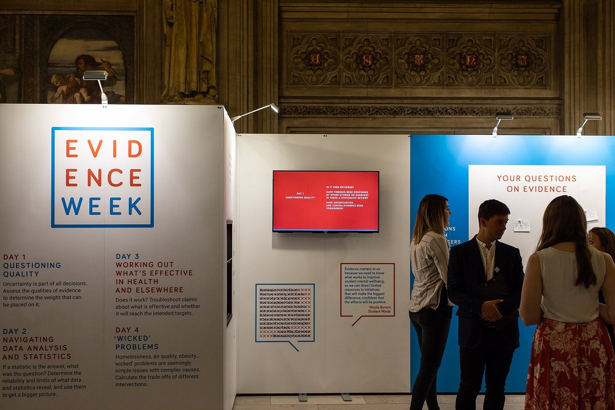 As part of #EvidenceWeek, we will be in Parliament tomorrow to speak to MPs about the importance of evidence in the research we support bit.ly/2Rv9fIV