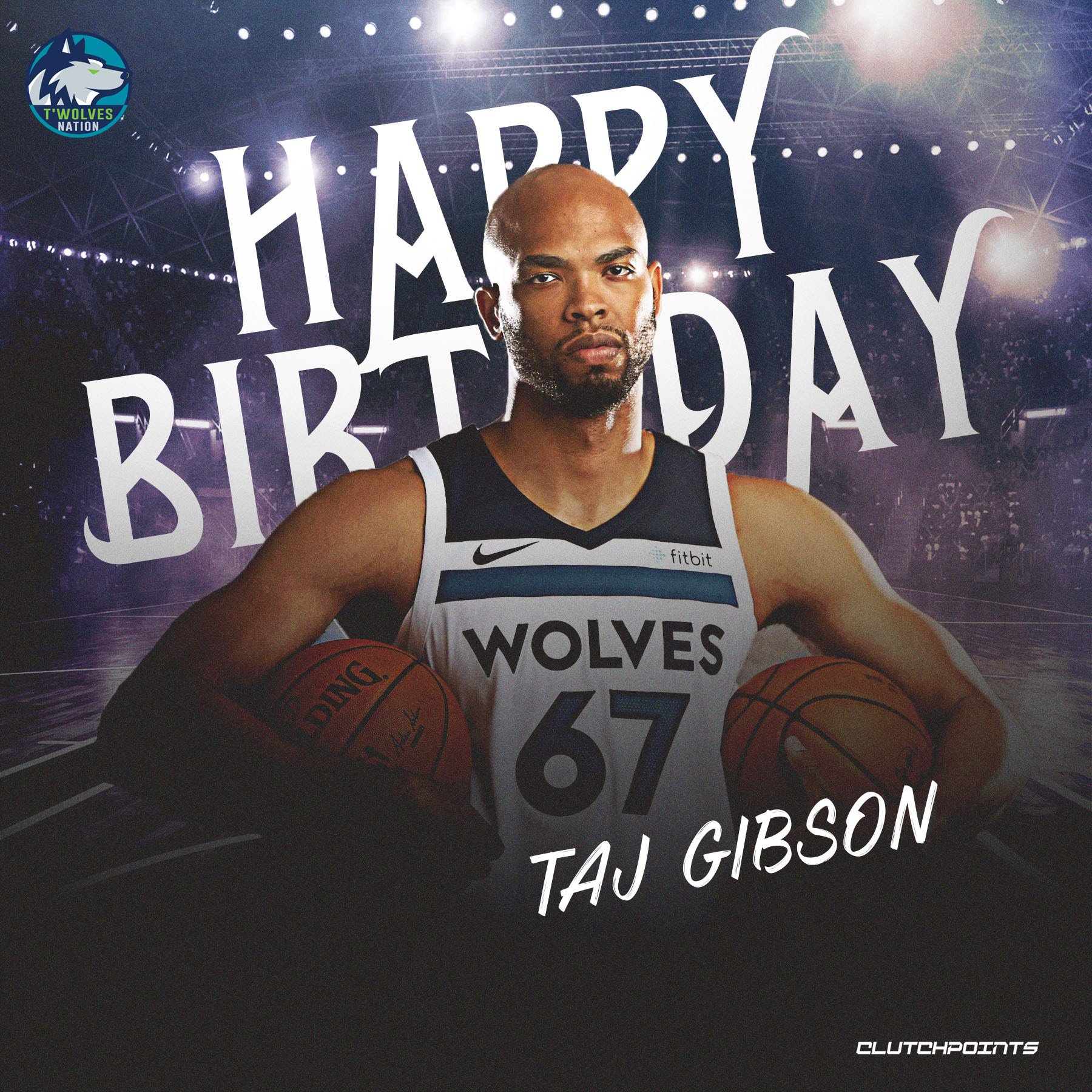 Join Timberwolves Nation in wishing Taj Gibson a happy 34th birthday!    