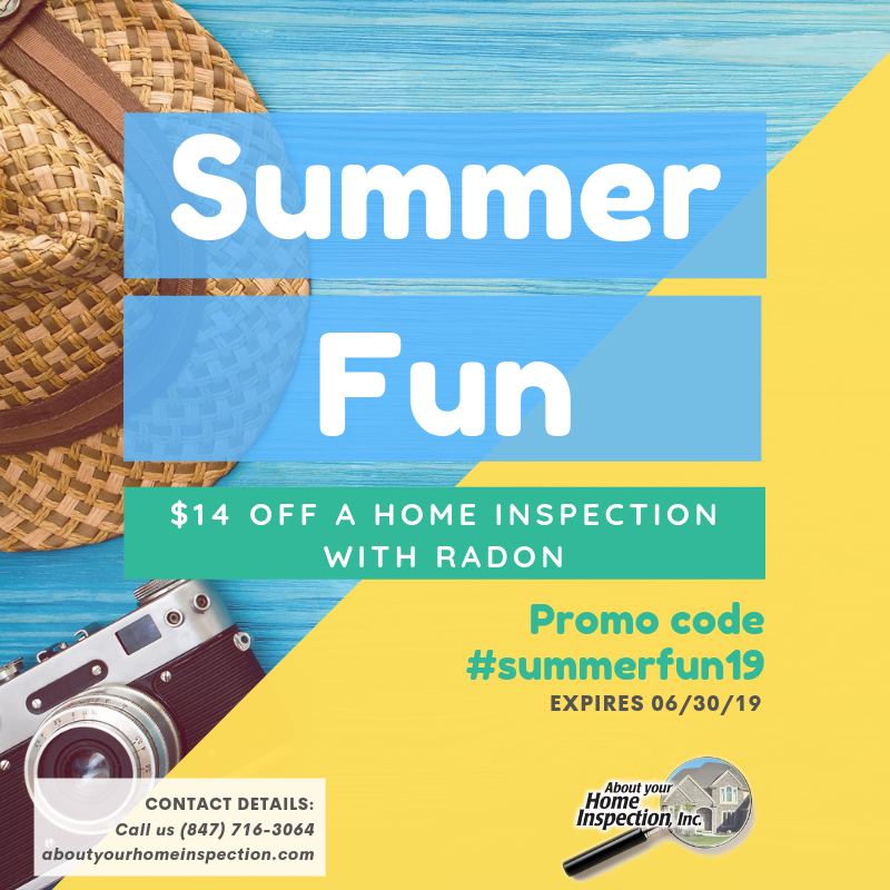 DavidNovalinski's tweet photo. Summer Fun Promo Is Here! Avail $14 OFF a Home Inspection with Radon.

Schedule an appointment today and use Promo Code #summerfun19
https://t.co/wxs3uSQ4J5 https://t.co/IRXAyKnzR2