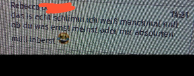 So sehr vertrauen meine sogenannten "Kollegen" und "Kolleginnen" mir also...