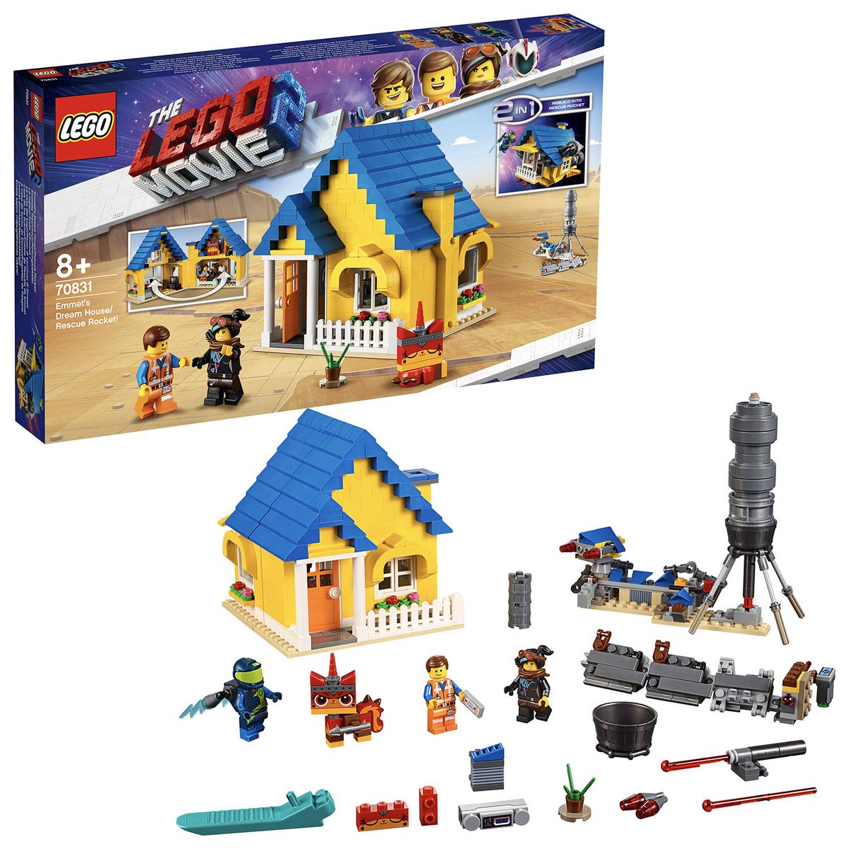🇬🇧 BEST PRICE WE’VE SEEN: LEGO Lego Movie 2 Emmett’s Dream House Rescue Rocket - 70831 RRP: £54.99 NOW: £35.99 35% - amzn.to/2RvP79u -