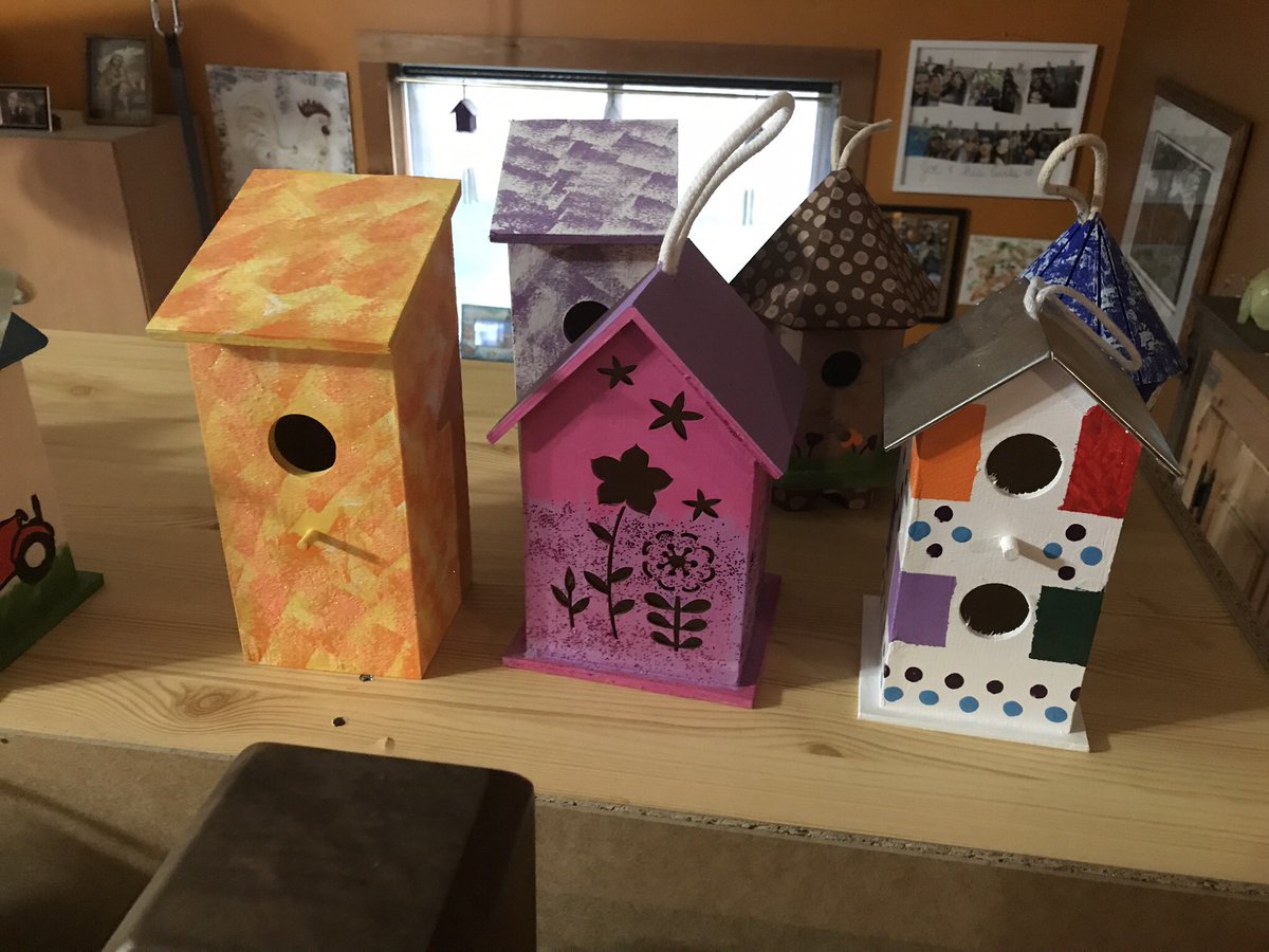 CathyChauvin's tweet photo. Joe is working on another goal! He is donating a portion of sales from his birdhouses and cookie sales to #TJStables! His goal is $350 , that will sponsor someone who can not afford the exceptional riding program! His way of giving back to a program he loves! @MoeChauvin https://t.co/Oh8tH9Odnj