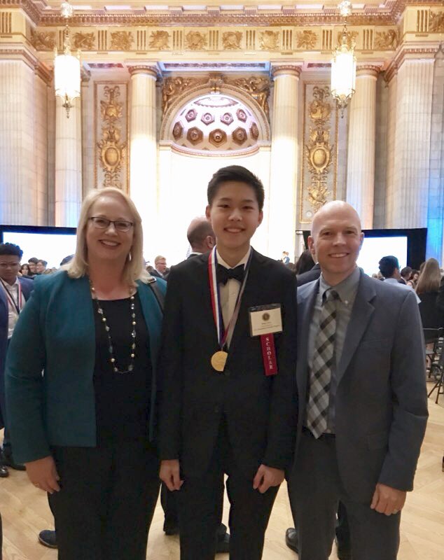 It was great to see recent Stevens graduate Alan Zhu receive his U.S. Presidential Scholar medallion in Washington, D.C. last night. We’re all very proud of you Alan!
