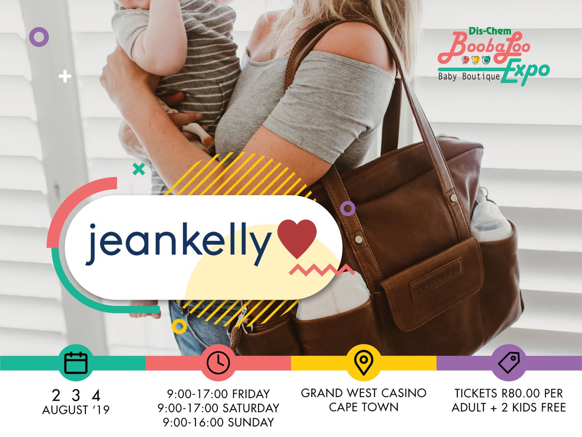#MeetTheExhibitors
We are excited to announce that <a href="/jeankellyCPT/">jeankelly</a> will be at the Cape Town expo on 2 - 4 August 2019, at @GrandWestSA
<a href="/jeankellyCPT/">jeankelly</a> specializes in quality leather baby bags &amp; accessories-locally made in Cape Town.
Come &amp; meet them at the BIGGEST baby boutique Expo!
