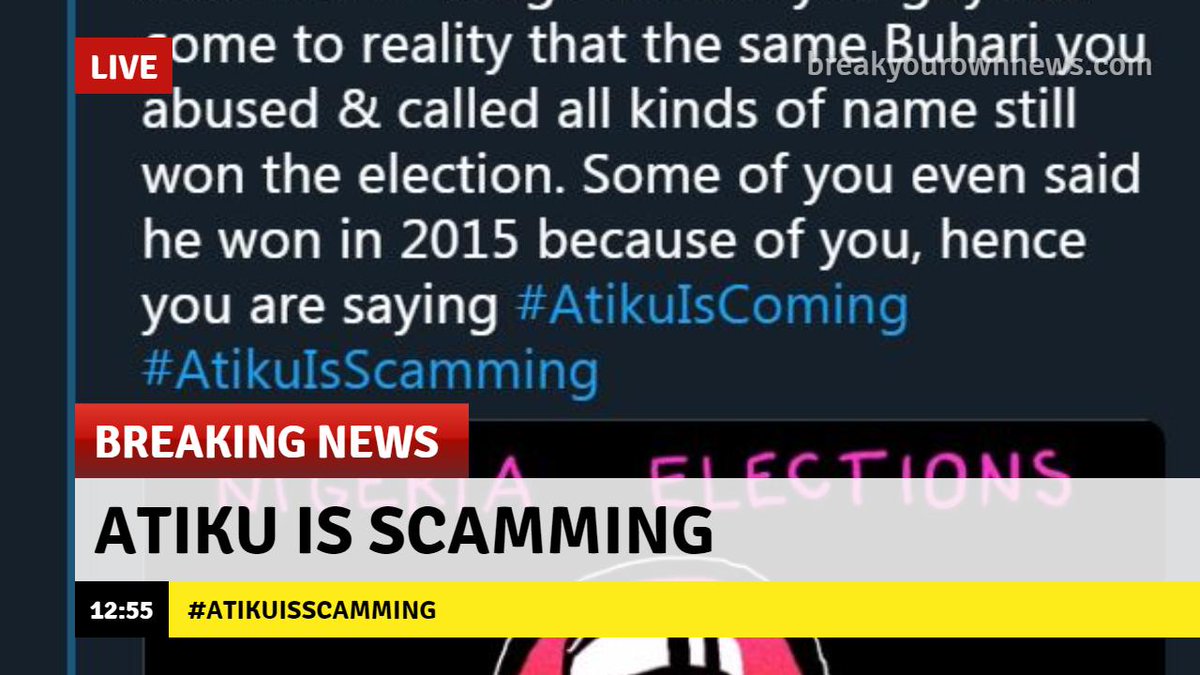dmightyangel's tweet photo. FLASH:
#AtikuIsScammed
#AtikuIsScamming
#AtikuHasBeenScammed
#AtikuIsComing
#AtikuIsCumming https://t.co/hQzrZnLcEd