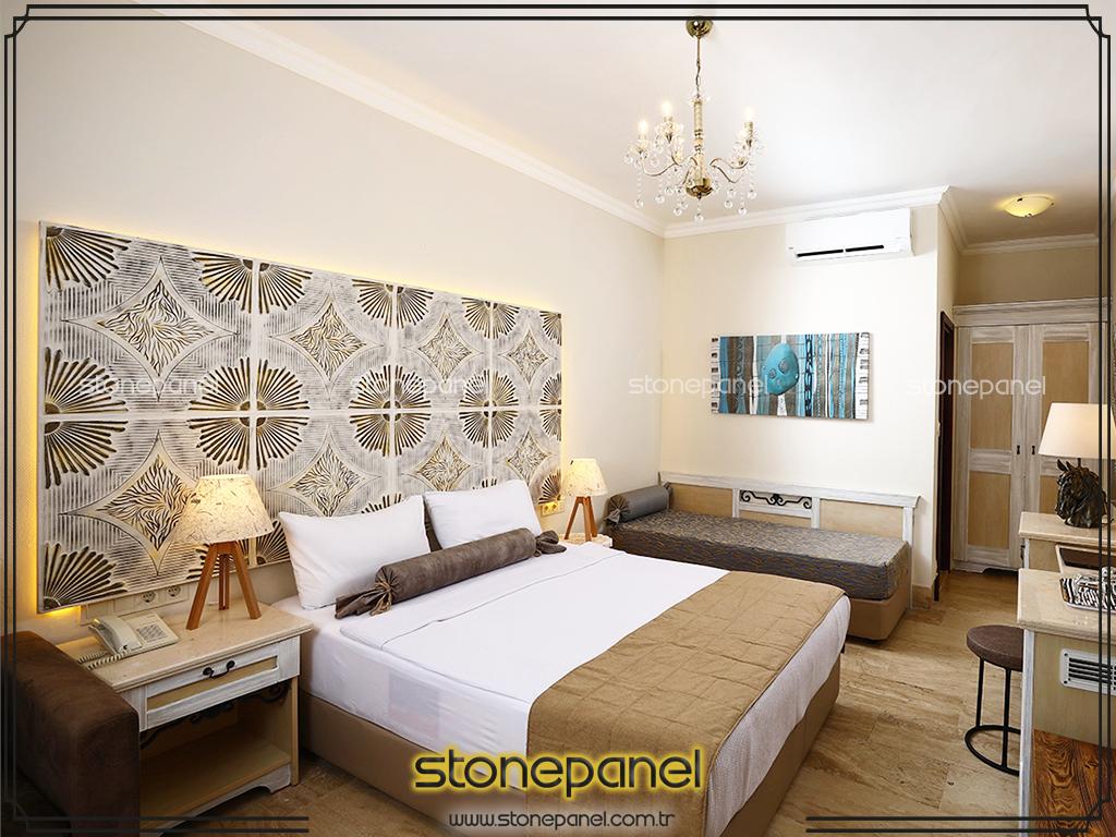 En gözde tatil yerlerinden olan Bodrum'un en çok sevilen beldesi Yalıkavak'ta bulunan Cactus Hotel zincirlerinden Cactus Fleur Beach Club dekorasyonda StonePanel'i tercih etti. Misafir odalarının yatak başlarında Karo serisinden Baltimore tercih edildi.