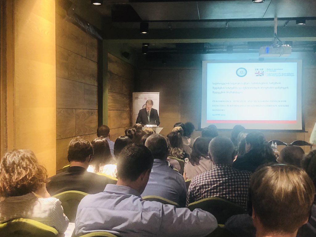 Attending final event of <a href="/JointGGF/">Joint GGF Fund</a> <a href="/DFID_UK/">DFID</a> funded project for <a href="/MFAgovge/">MFA of Georgia</a> regarding the Efficient Management in Public Sector with <a href="/JustinMcKenzieS/">Justin McKenzieSmith</a> implemented by <a href="/PwC_Georgia/">PwC Georgia</a> and partners.