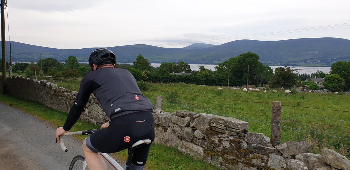 blessingtontri's tweet photo. One week to go - final preparations are underway. Yesterday we setup the course. Water looks good (choppy). Bike on N81 is flat &amp; fast, a bit bumpy on way back. Sprint run has a hill. What views!! https://t.co/h1guYATKSQ