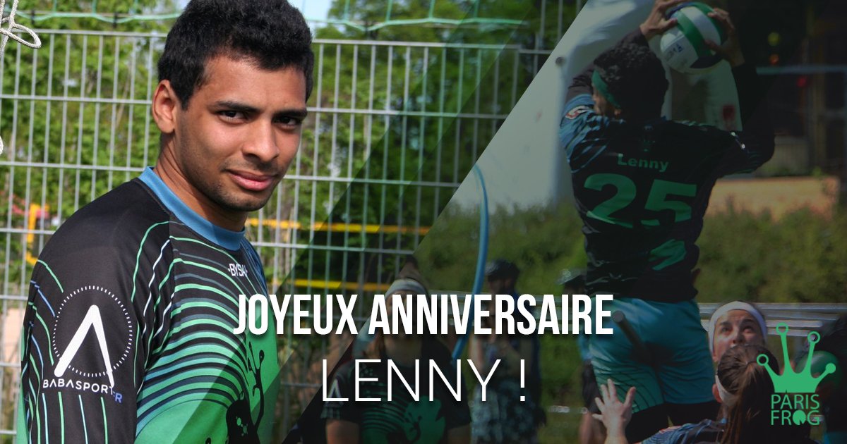 Les Frog : "Joyeux anniversaire Lenny 💚"
Lenny : "C'est correct"