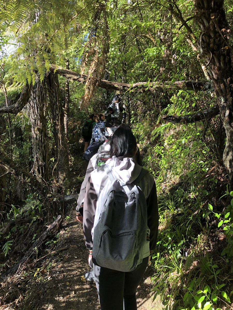 So much fun today hiking the Hunua’s with @lesleylaoshi <a href="/geevee1/">Gerrie Viljoen</a> <a href="/OJCollege/">Ormiston Junior College</a> #outdoored #hauora