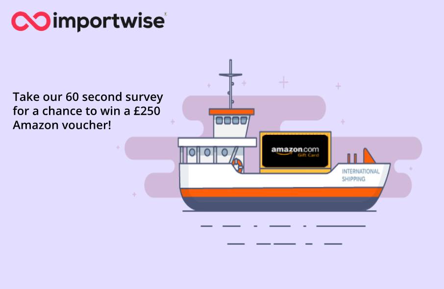 Start your Monday off right! Take the importwise #logistics survey for the chance to win a £250 Amazon voucher! Closing date: 31st July.
lnkd.in/dvnq6pQ
#amazon #survey #win #voucher #freightforwarding #shipping #logistics
