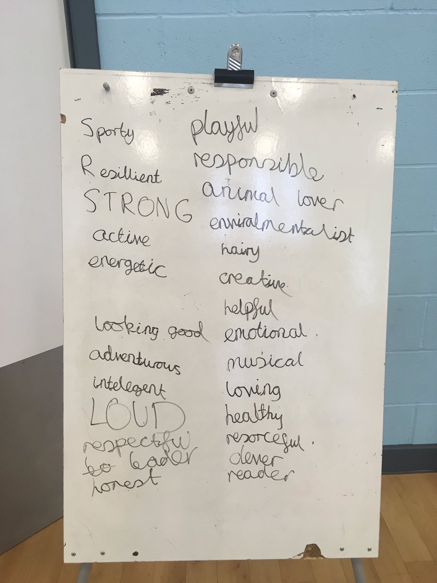 enable2create's tweet image. Being the people we want to be and are proud of!  Great words coming up today in the @bigfootarts Gender Stereotype workshop with @garryrat #equality #creativelearning #performingonamonday #noideawhathairywasmeanttobe