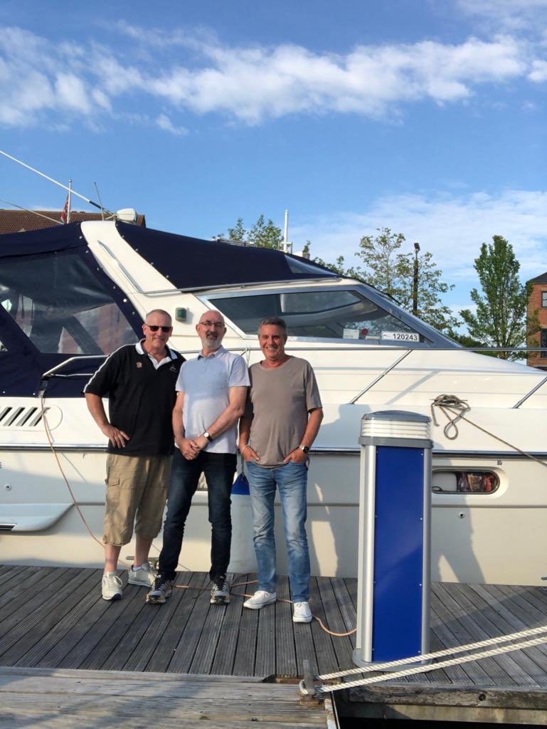 A great few days away on a boat with good friends