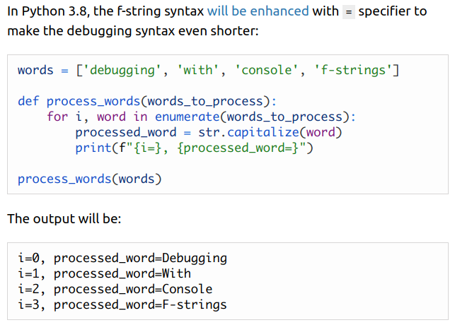 python_tip's tweet image. Six ways to debug your Python code from @stribny:
stribny.name/blog/2019/06/d…
#fstrings #PySnooper #logging #breakpoint #VSCode #stackprinter
