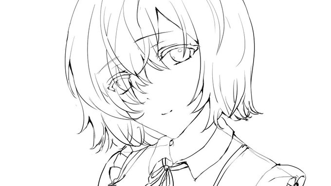 マシュ描いてるよおー 