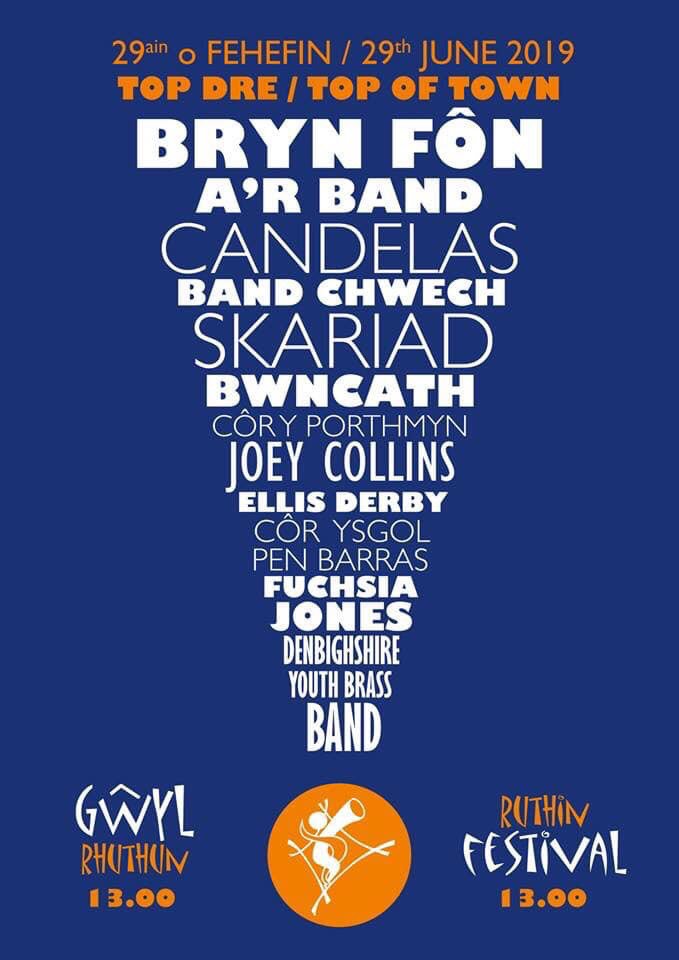 Menter Iaith Sir Ddinbych 🏴 (@midinbych) on Twitter photo Dydd Sadwrn / Saturday 29 Mehefin/June. Top Dre #GŵylRhuthun 🧡💙 <a href="/gwylRhuthfest/">GŵylRhuthunFestival</a>
😎 Pwy sy’n dod? / Who’s going? Dydd Sadwrn / Saturday 29 Mehefin/June. Top Dre #GŵylRhuthun 🧡💙 <a href="/gwylRhuthfest/">GŵylRhuthunFestival</a>
😎 Pwy sy’n dod? / Who’s going?
