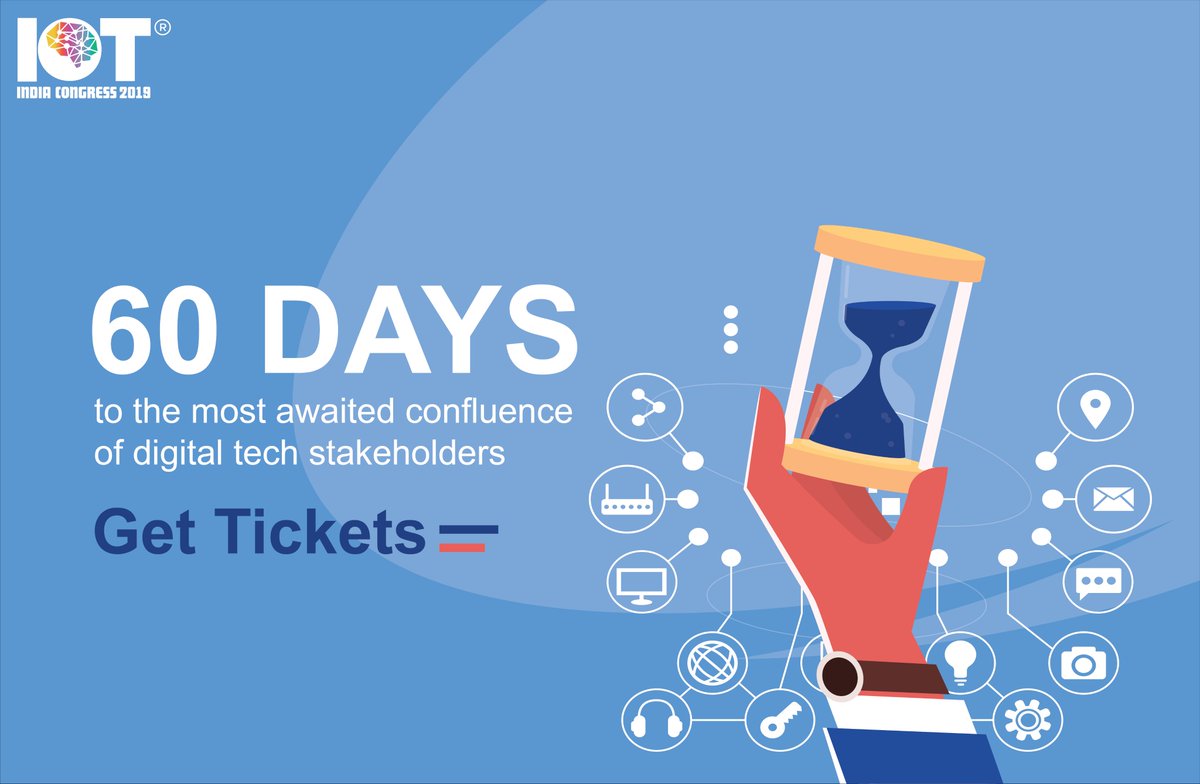 IET_FTC_2022's tweet photo. Just 60 days until the unveiling of the #IoTIndiaCongress2019. Join the most important IoT event at Hotel Lalit Ashok, Bengaluru on August 22-23. Grab your tickets soon. https://t.co/sIuKP9eCuN
#IoTIndCongress #60daystogo #BookTicketsSoon #InternetOfThings #IoT #IoTIndia https://t.co/AUedfcWtMB
