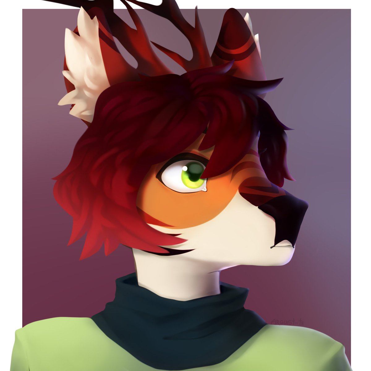 #furryfandom #furry #anthro #deer #commission #art
