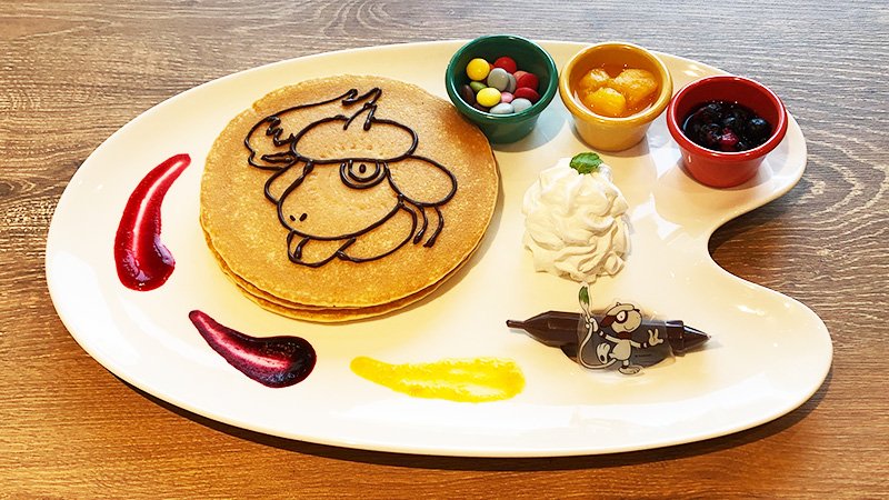 ポケモン情報局 公式 على تويتر ドーブルの スケッチ ポケモンカフェ で食べられるパンケーキ 実は ドーブル のチョコペンを使って 自由にお絵かきできちゃうんです ポケるんtv でお絵かきの様子も公開中です
