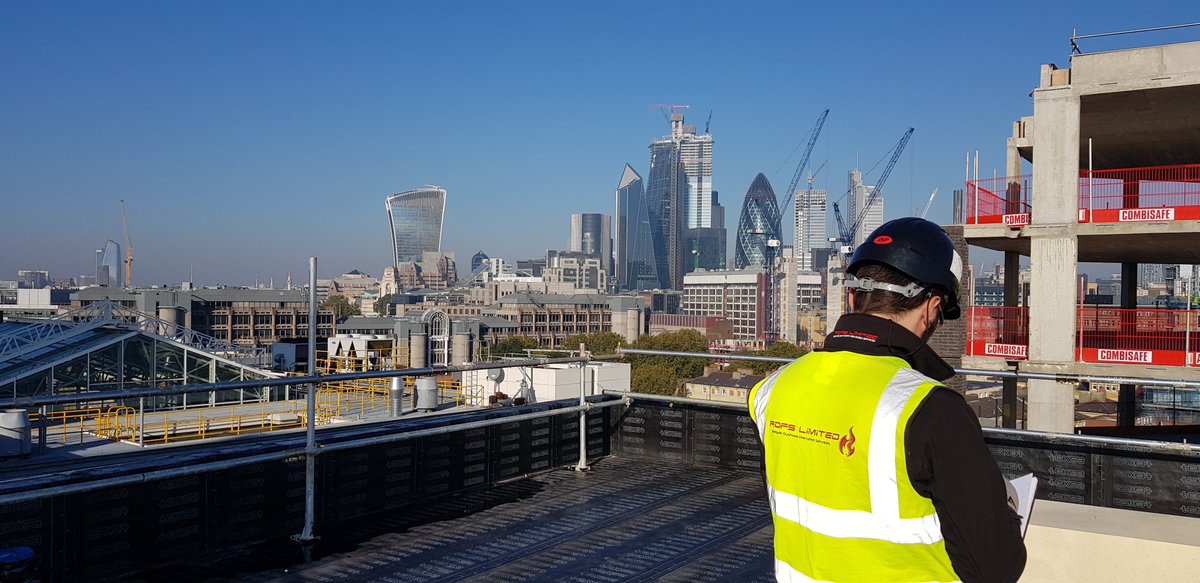RDFS_Limited's tweet photo. Good morning London! We are out on site this morning helping one of our clients co-ordinate a new roof mounted smoke extract system.  Need assistance with your fire rated system? Regulation queries? System selections? Design development? Co-ordination? Please get in touch! https://t.co/zqkiWQnuPT