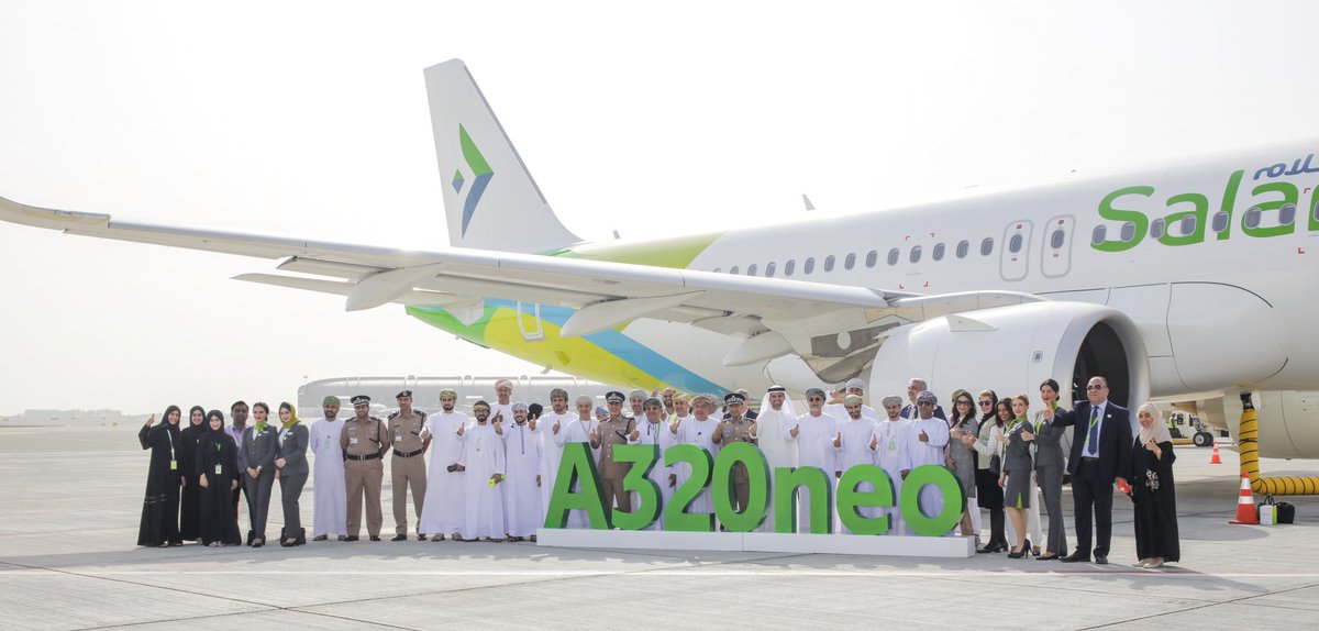 SalamAir's tweet photo. Welcoming the 3rd #A320neo to our growing fleet! 

 #proudmoments #SalamAir https://t.co/ihjFKxamjC