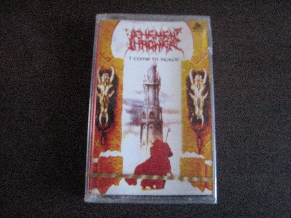 FMisanthropia's tweet photo. VEHEMENT THROWER - I Come In Peace (1993)
MC Album
Baron Rec. 1993
#vehementthrower #deathmetal #oldschooldeathmetal #polishdeathmetal #oldschool #cassette #sealedcassette #raremetalcassette #forevermisanthropia https://t.co/1TkLrHs7tW