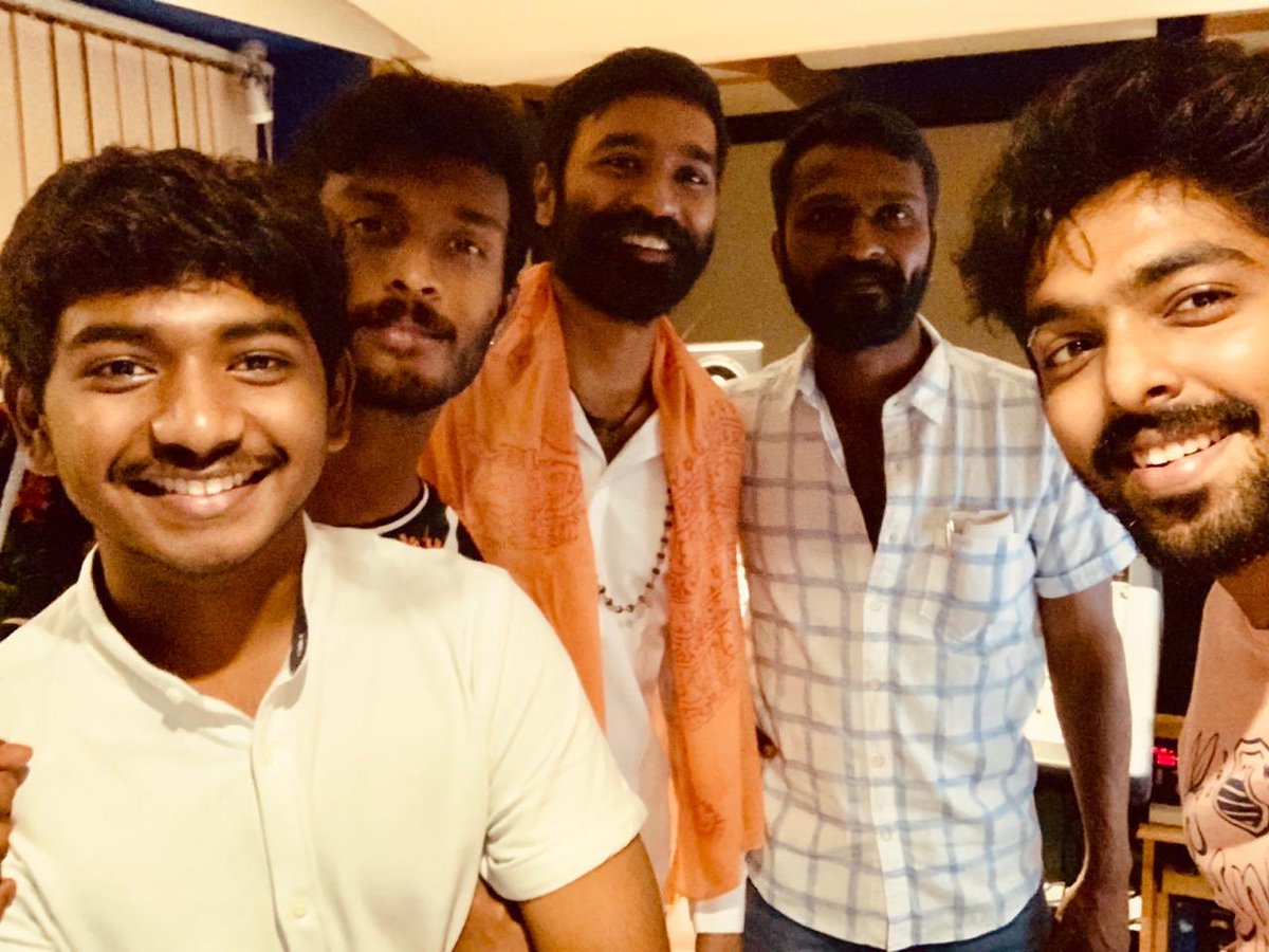 Dhanush Singing Song For Asuran Movie In GV Prakash Kumar 