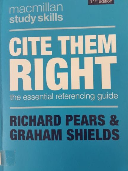 policelibrary's tweet photo. Struggling to reference your research? #bookoftheweek gives examples on how to cite print or electronic sources including references from Twitter https://t.co/1ROF9l9DK4 #exploreNPL https://t.co/WdvNfQ7qZ0
