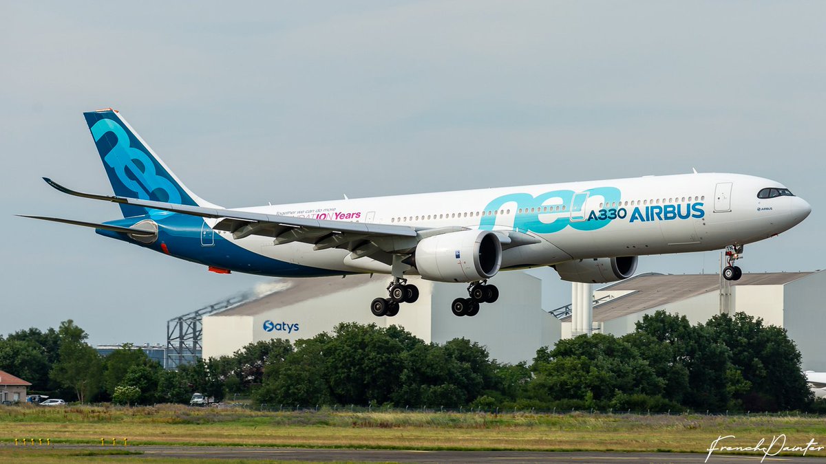 Paris Air Show is over, all #Airbus planes are back at home! #Toulouse #Avgeek #A330Neo #A350 #A380 #PAS19