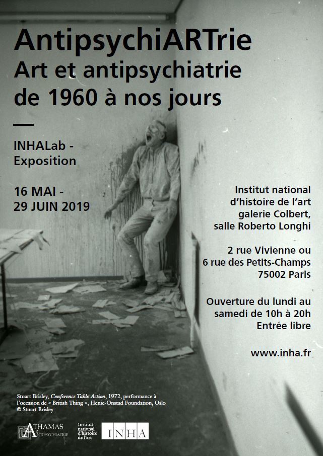 INHA_Fr's tweet photo. #Derniersjours pour profiter de l’exposition organisée par le collectif #ATHAMAS. Encore une semaine de performances et de projections-rencontres pour explorer les liens entre art et antipsychiatrie de 1960 à nos jours 👇
➥ https://t.co/WL0nJzRvhZ https://t.co/BPu1vkGGUN