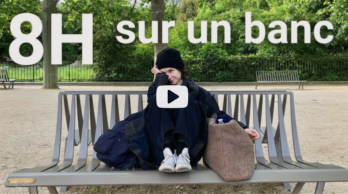 SolangeTeParle's tweet image. J&apos;ai passé 8h sur un banc public et je le conseille à tout le monde. ⌛️ 

youtu.be/C__BaV22tJI

RT pour prendre le temps de rien faire du tout