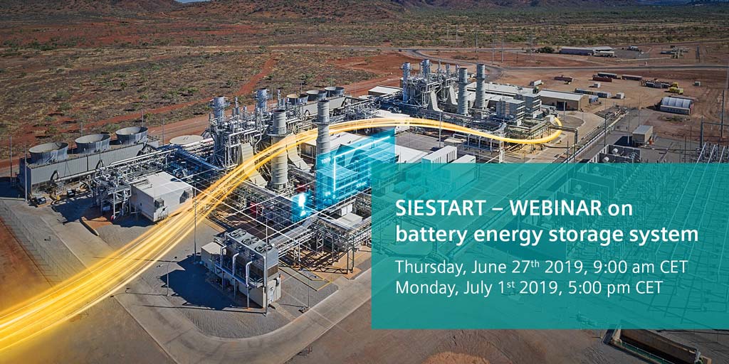 Siemens_Energy's tweet photo. Combining capabilities of fossil and renewable #powergeneration: conventional #powerplants can be ramped up and down more quickly with #batterystorage systems. Interested? Learn more about #SIESTART: https://t.co/VKGi2bmQlc https://t.co/kcB8gWES3t