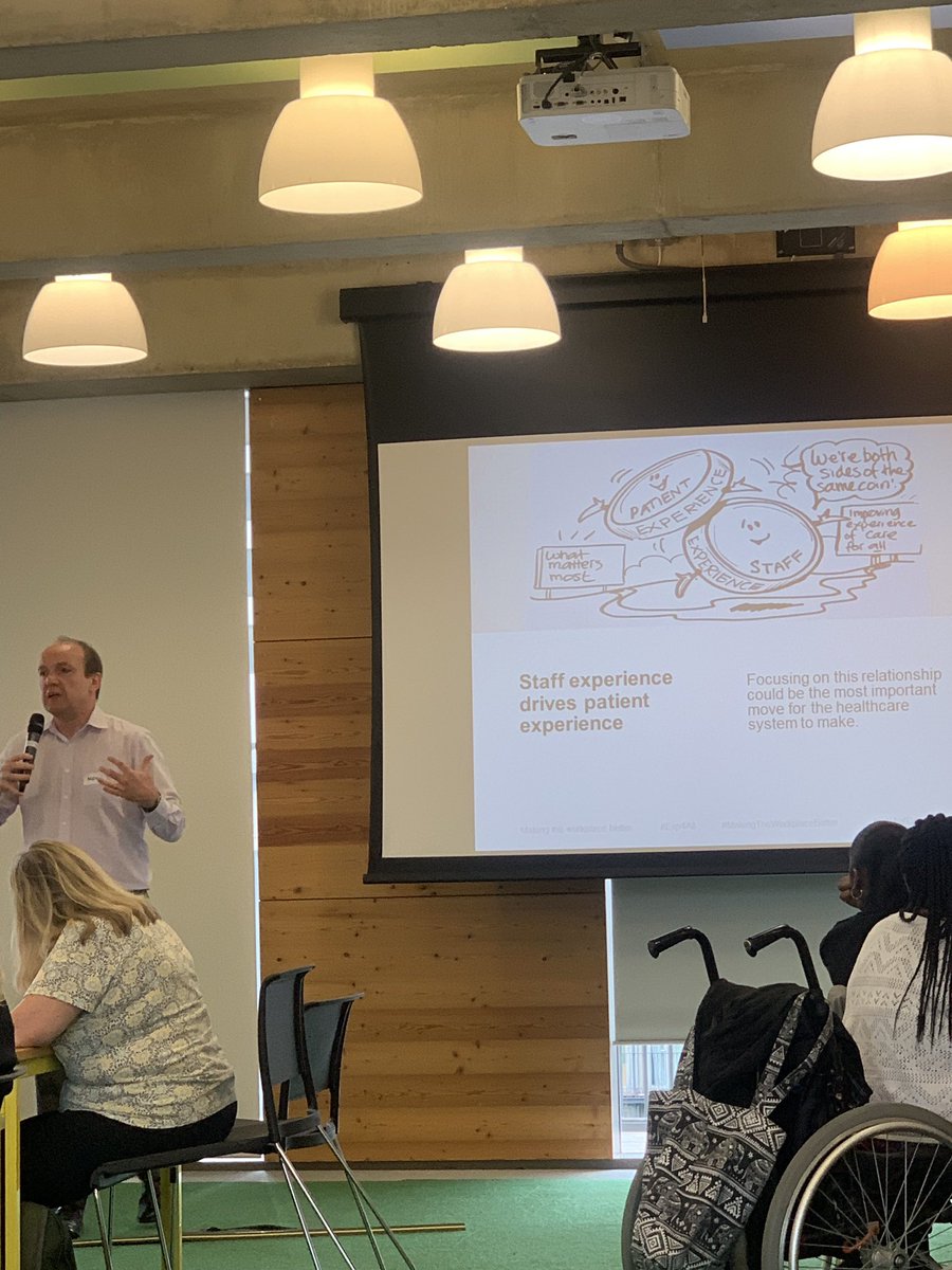 elft_RaCE's tweet photo. Staff experience drives patient experience - hearing about the powerful effects of staff storytelling, something to think about -the more we tell stories the more capacity we have to listen and understand others ✨#Exp4ALL @NHS_ELFT https://t.co/wDOeReq6XM
