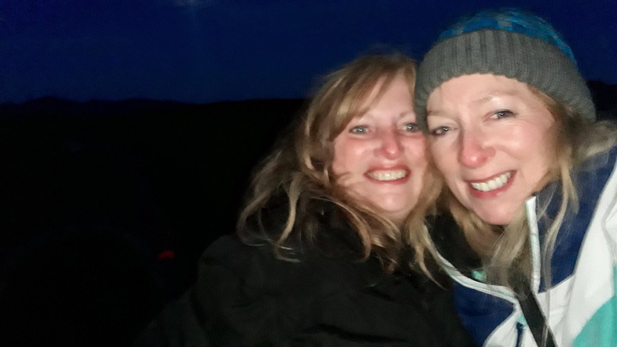 CathieHunter6's tweet photo. A twilight walk up Blake Fell, a midnight picnic on the summit, a couple of hours sleep then lighting our flare to Light the Lakes #LTL19 https://t.co/LRxHRcRfXH