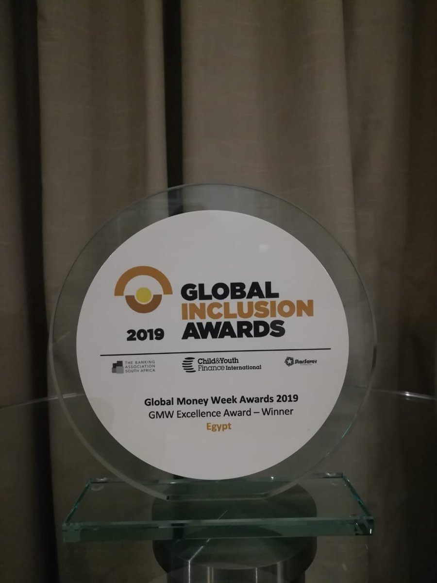 #المعهد_المصرفى_المصرى يفوز بجائزة #الأسبوع_المالى_العالمى ٢٠١٩ حيث تعد الجائزة تقديراً من المؤسسة الدولية لمالية الشباب والاطفال على جهود المعهد وتفانيه من اجل نشر التوعيه بأهمية التثقيف المالى فى مصر.

#EBI #GMW2019 #GlobalMoneyWeek