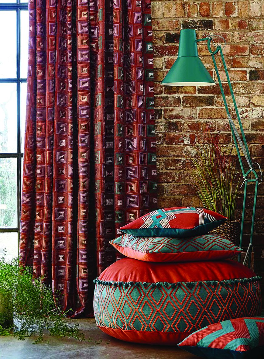 Who wants white or beige when you can have colour jumping out at you. Come and see us soon! Bring your #window measurements to get a quote. We are a #dogfriendly store! Nr #eastcote tube.  2 car parks available at the back of the store. #softfurnishings #curtains #blinds #voiles